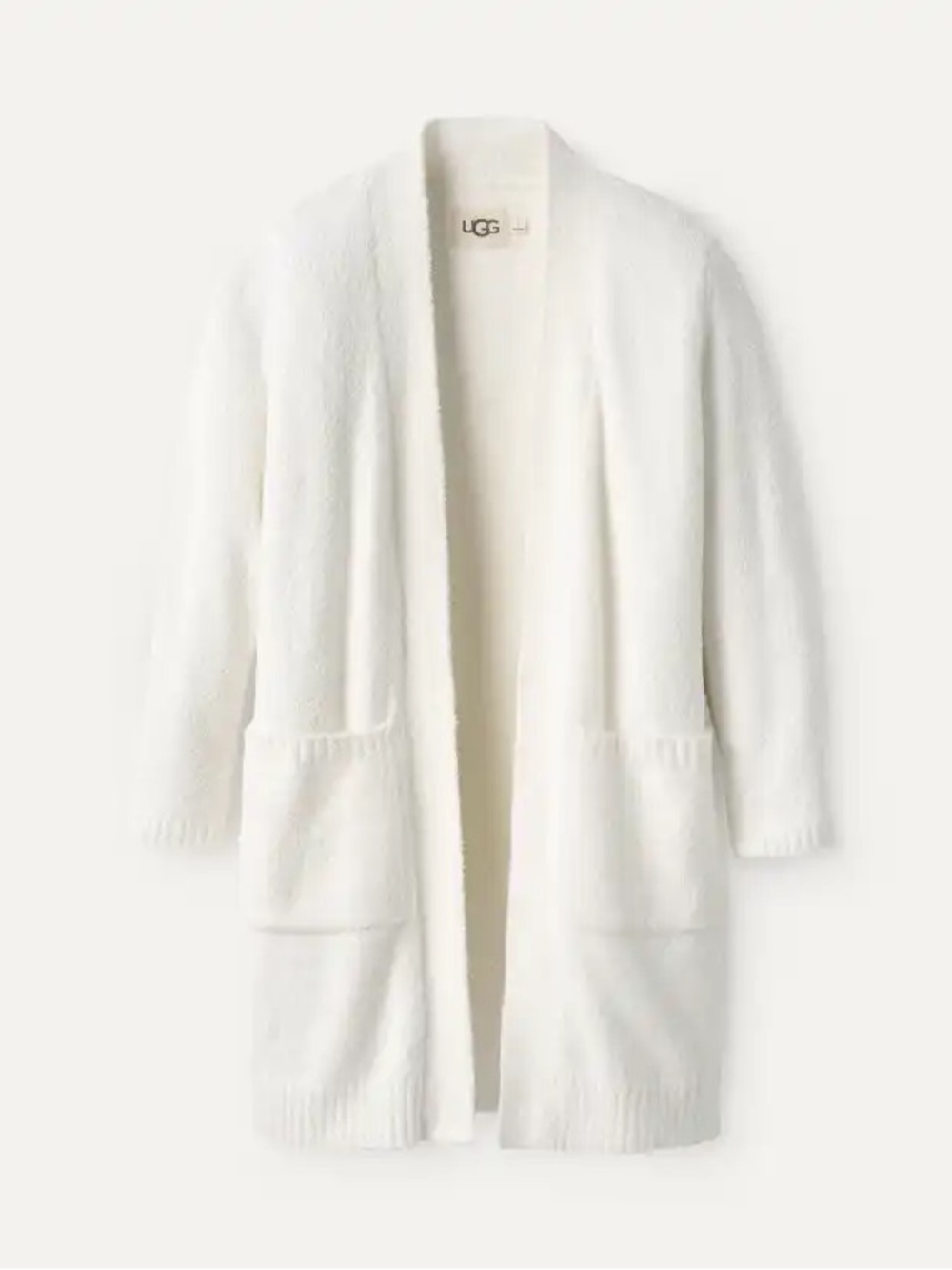 UGG Women's Open-Front Cream Long Cardigan